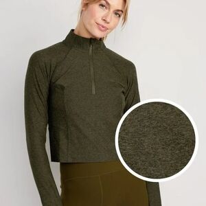 Old Navy Olive Green Crop Top